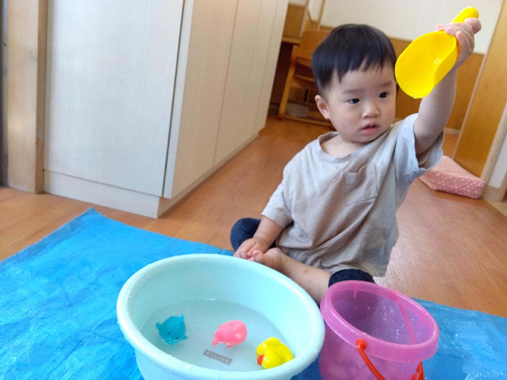 水あそび